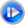 Step Forward Normal Blue icon