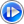 Step Forward Normal Blue icon